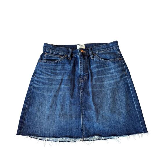 J. CREW Denim/Jean skirt size women's 27 - Picture 1 of 8